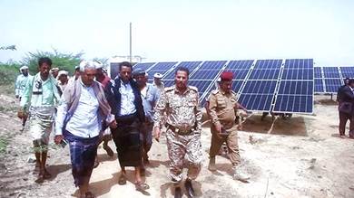​محافظ أبين يؤكد إنجاح مشروع مياه أمصرة
